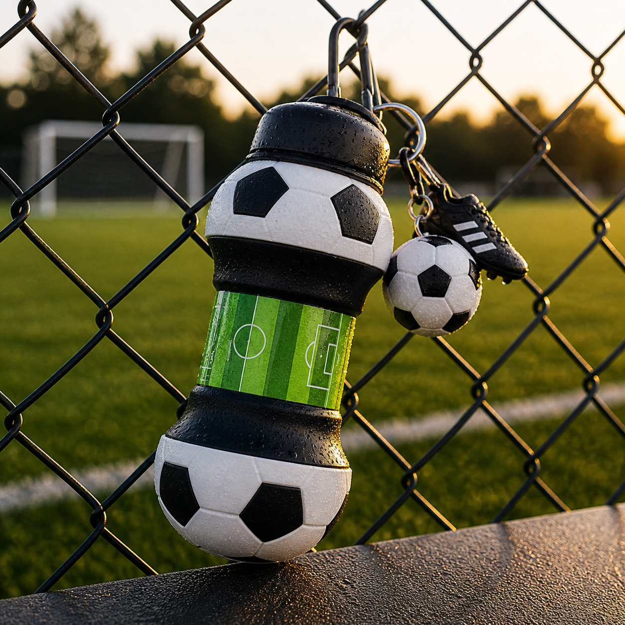 Collapsable Soccer Bottle